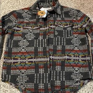 Mens Montana Co shirt jacket size large